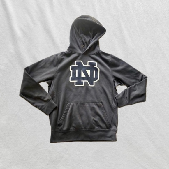 Notre Dame gray and yellow hoodie - Picture 1 of 5
